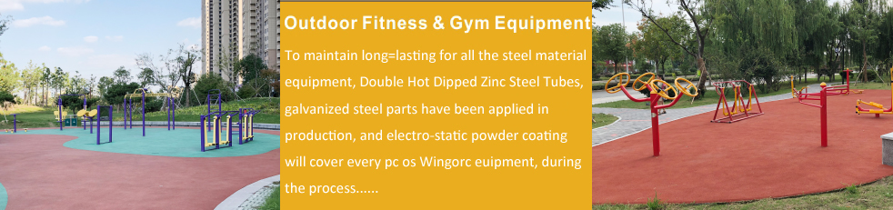 To maintain longer-lasting for all the steel equipments, we already apply with hot-dipped zinc metal coating parts, and finished by electro-statically powder-coating for all Wingroc equipment, During this process, every welding position is covered by imported antirust paint before electro-static powder coating.
